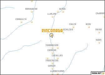 map of Rinconada