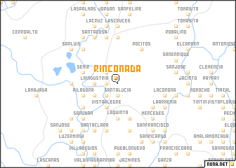 map of Rinconada