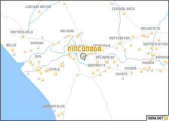 map of Rinconada