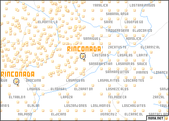 map of Rinconada