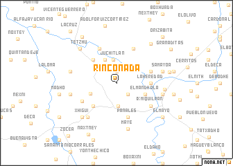 map of Rinconada