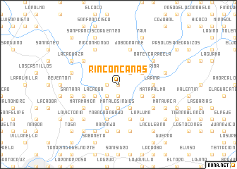 map of Rincón Canas