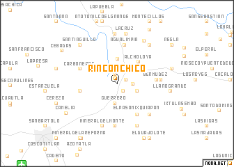 map of Rincón Chico