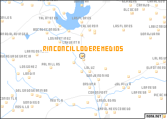 map of Rinconcillo de Remedios