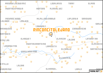 map of Rinconcito Lejano