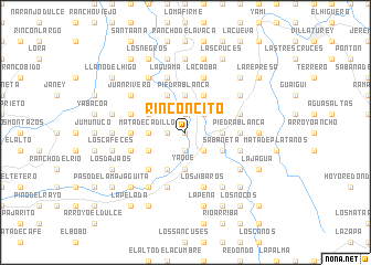 map of Rinconcito