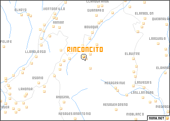 map of Rinconcito