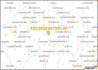 map of Rincón de Hato Pilón