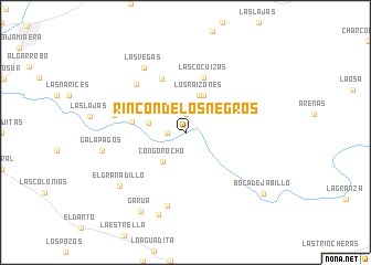 map of Rincón de los Negros