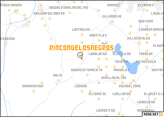 map of Rincón de Los Negros