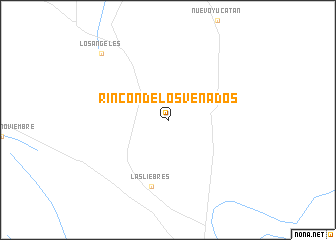 map of Rincón de los Venados
