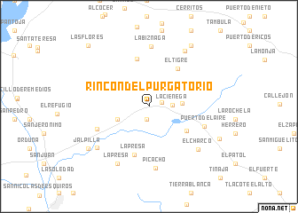 map of Rincón del Purgatorio