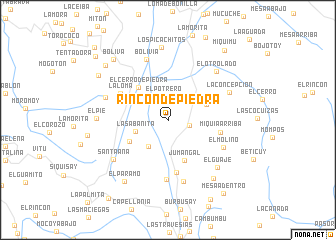 map of Rincón de Piedra