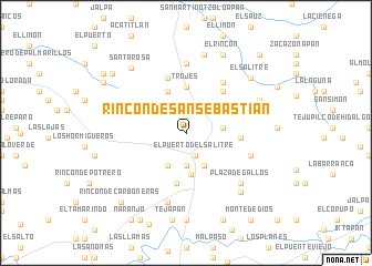 map of Rincón de San Sebastián