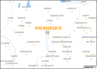 map of Rincón de Soto