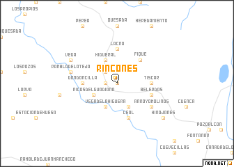 map of Rincones