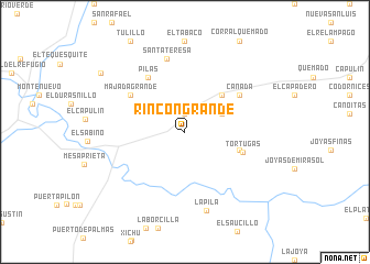 map of Rincón Grande