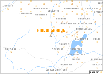 map of Rincón Grande