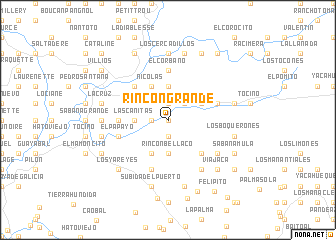 map of Rincón Grande