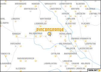 map of Rincón Grande