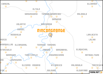 map of Rincón Grande