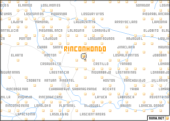 map of Rincón Hondo