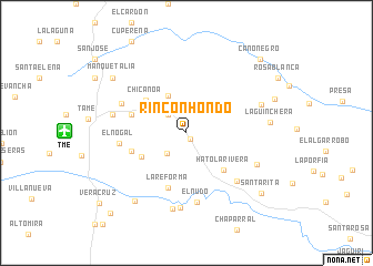 map of Rinconhondo