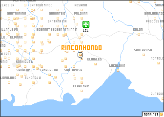 map of Rincón Hondo