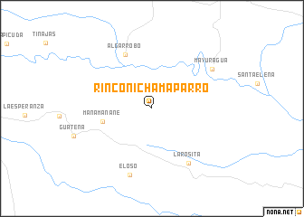 map of Rincón Ichamaparro