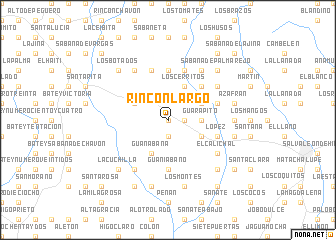 map of Rincón Largo