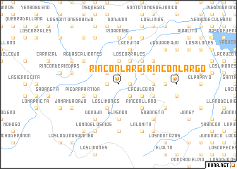 map of Rincón Largo