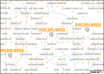 map of Rincón Largo