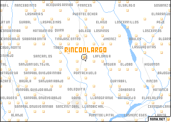 map of Rincón Largo