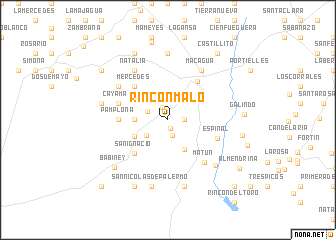 map of Rincón Malo