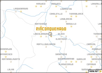 map of Rincón Quemado