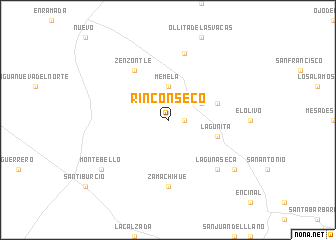 map of Rincón Seco