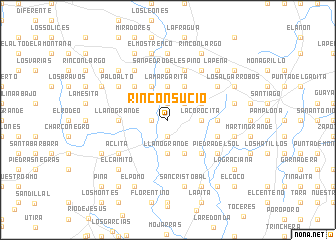 map of Rincón Sucio