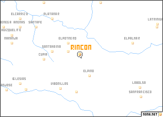 map of Rincón