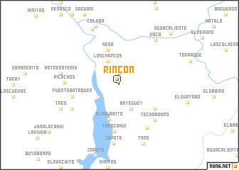 map of Rincón