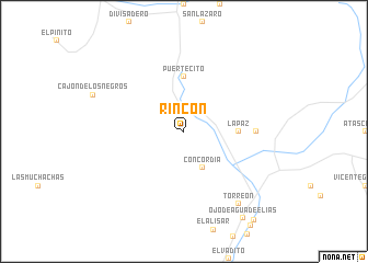 map of Rincón