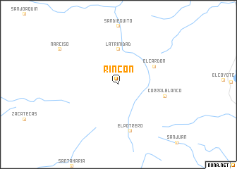 map of Rincón