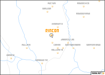 map of Rincón