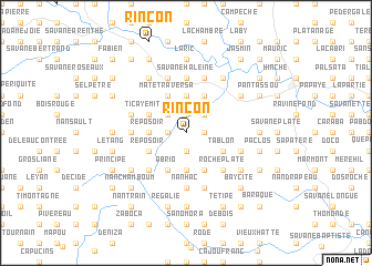 map of Rincon