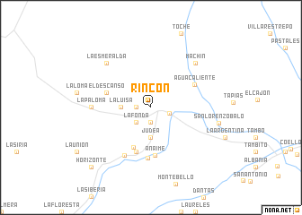 map of Rincón