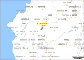 map of Rincón