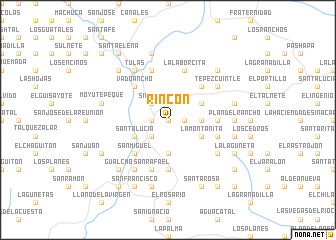 map of Rincón