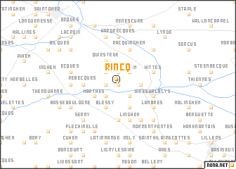 map of Rincq