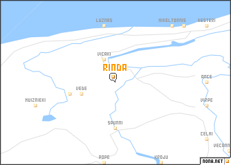 map of Rinda