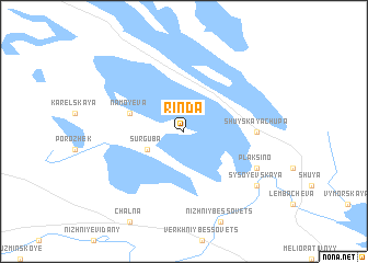 map of Rinda