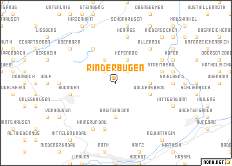map of Rinderbügen